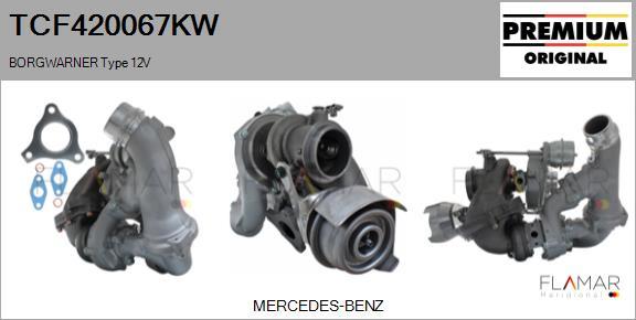 FLAMAR TCF420067KW - Turbocompresseur, suralimentation droxauto.com