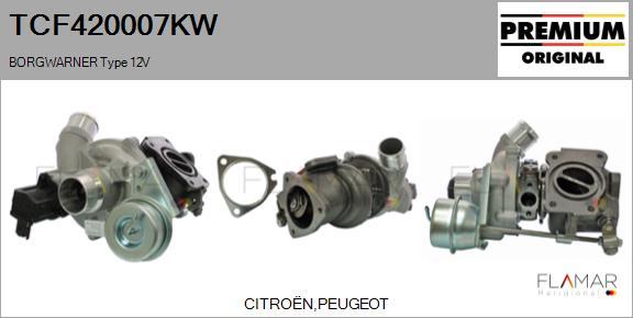 FLAMAR TCF420007KW - Turbocompresseur, suralimentation droxauto.com