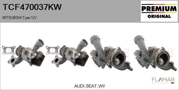 FLAMAR TCF470037KW - Turbocompresseur, suralimentation droxauto.com