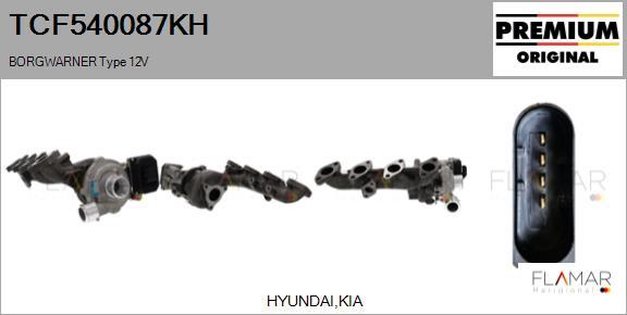 FLAMAR TCF540087KH - Turbocompresseur, suralimentation droxauto.com