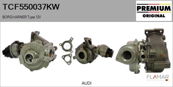 FLAMAR TCF550037KW - Turbocompresseur, suralimentation droxauto.com