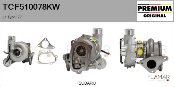 FLAMAR TCF510078KW - Turbocompresseur, suralimentation droxauto.com