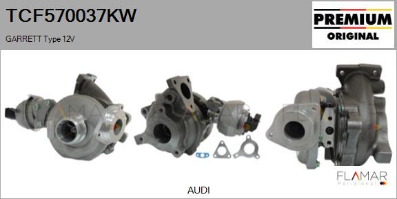 FLAMAR TCF570037KW - Turbocompresseur, suralimentation droxauto.com