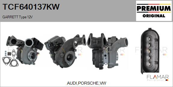 FLAMAR TCF640137KW - Turbocompresseur, suralimentation droxauto.com