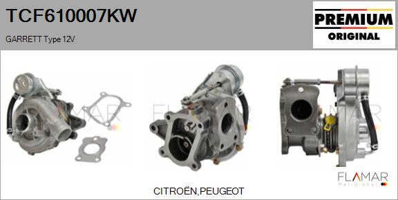 FLAMAR TCF610007KW - Turbocompresseur, suralimentation droxauto.com