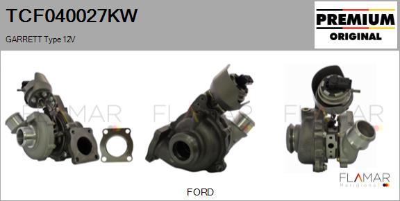 FLAMAR TCF040027KW - Turbocompresseur, suralimentation droxauto.com