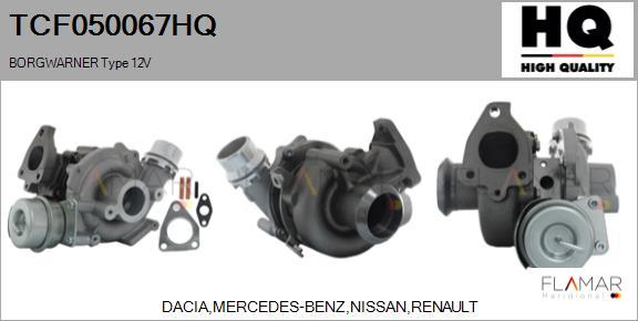 FLAMAR TCF050067HQ - Turbocompresseur, suralimentation droxauto.com