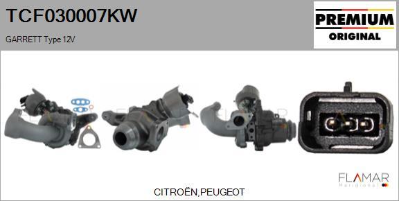 FLAMAR TCF030007KW - Turbocompresseur, suralimentation droxauto.com