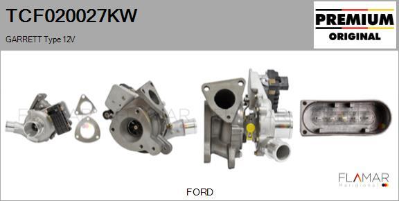 FLAMAR TCF020027KW - Turbocompresseur, suralimentation droxauto.com