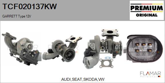 FLAMAR TCF020137KW - Turbocompresseur, suralimentation droxauto.com