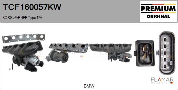 FLAMAR TCF160057KW - Turbocompresseur, suralimentation droxauto.com