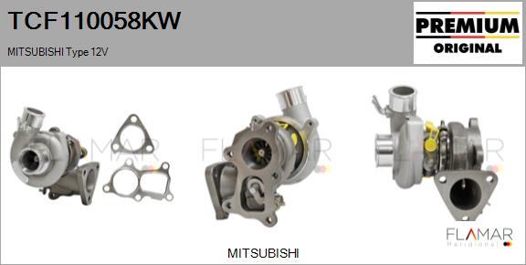 FLAMAR TCF110058KW - Turbocompresseur, suralimentation droxauto.com
