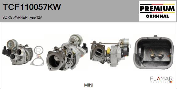 FLAMAR TCF110057KW - Turbocompresseur, suralimentation droxauto.com