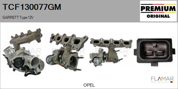 FLAMAR TCF130077GM - Turbocompresseur, suralimentation droxauto.com
