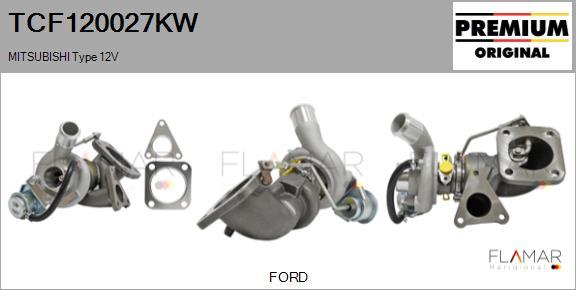 FLAMAR TCF120027KW - Turbocompresseur, suralimentation droxauto.com