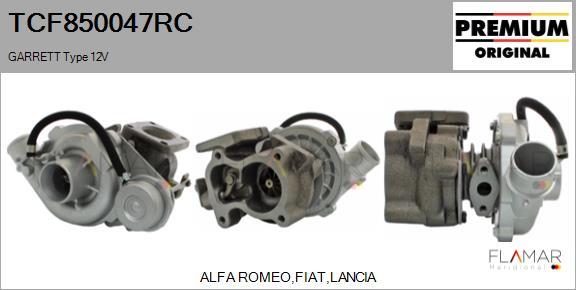 FLAMAR TCF850047RC - Turbocompresseur, suralimentation droxauto.com