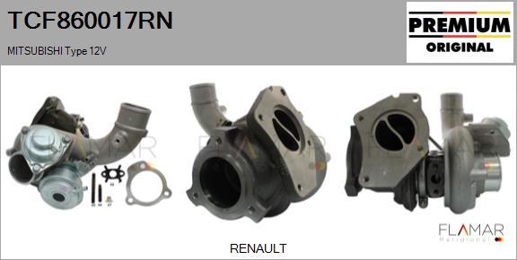 FLAMAR TCF860017RN - Turbocompresseur, suralimentation droxauto.com