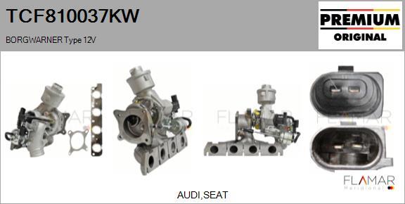 FLAMAR TCF810037KW - Turbocompresseur, suralimentation droxauto.com