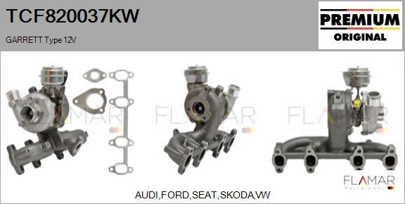 FLAMAR TCF820037KW - Turbocompresseur, suralimentation droxauto.com