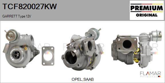 FLAMAR TCF820027KW - Turbocompresseur, suralimentation droxauto.com