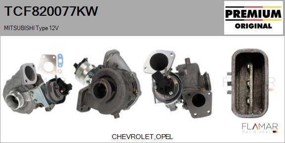 FLAMAR TCF820077KW - Turbocompresseur, suralimentation droxauto.com