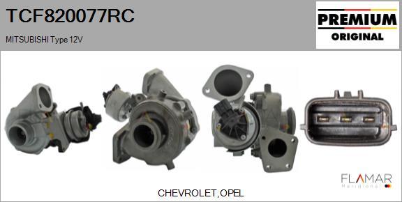 FLAMAR TCF820077RC - Turbocompresseur, suralimentation droxauto.com