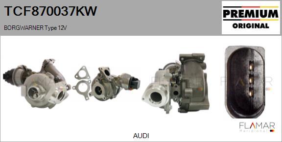 FLAMAR TCF870037KW - Turbocompresseur, suralimentation droxauto.com