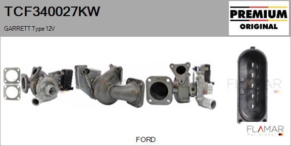 FLAMAR TCF340027KW - Turbocompresseur, suralimentation droxauto.com