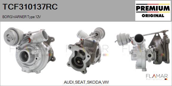 FLAMAR TCF310137RC - Turbocompresseur, suralimentation droxauto.com