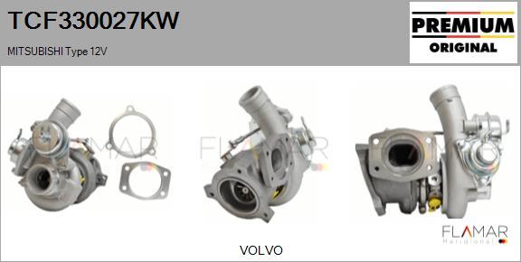 FLAMAR TCF330027KW - Turbocompresseur, suralimentation droxauto.com