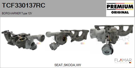 FLAMAR TCF330137RC - Turbocompresseur, suralimentation droxauto.com