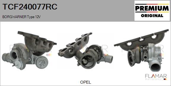 FLAMAR TCF240077RC - Turbocompresseur, suralimentation droxauto.com