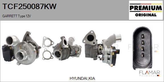 FLAMAR TCF250087KW - Turbocompresseur, suralimentation droxauto.com