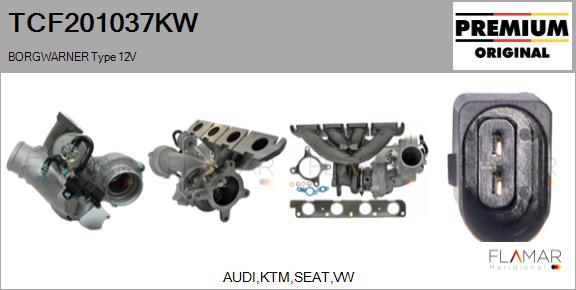 FLAMAR TCF201037KW - Turbocompresseur, suralimentation droxauto.com