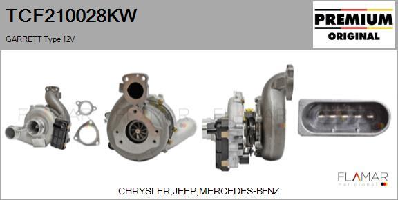 FLAMAR TCF210028KW - Turbocompresseur, suralimentation droxauto.com