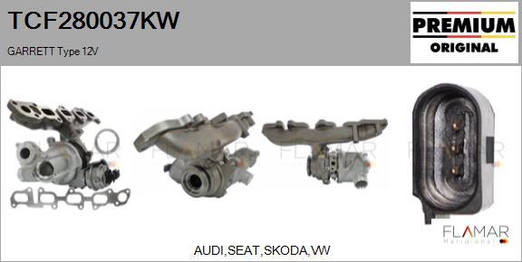 FLAMAR TCF280037KW - Turbocompresseur, suralimentation droxauto.com