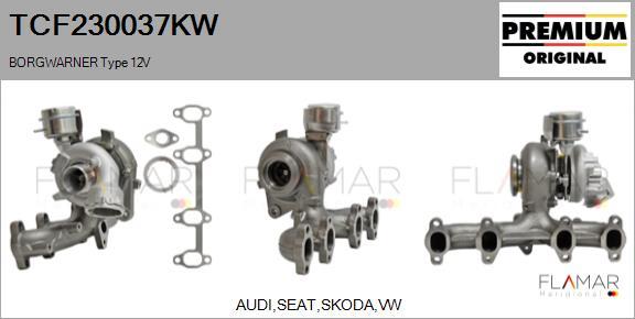 FLAMAR TCF230037KW - Turbocompresseur, suralimentation droxauto.com