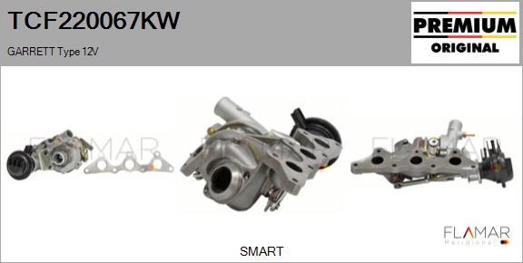 FLAMAR TCF220067KW - Turbocompresseur, suralimentation droxauto.com