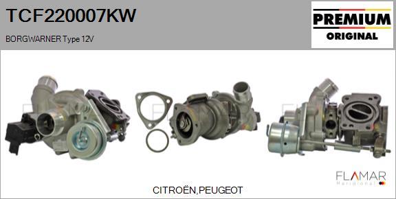FLAMAR TCF220007KW - Turbocompresseur, suralimentation droxauto.com