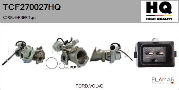 FLAMAR TCF270027HQ - Turbocompresseur, suralimentation droxauto.com