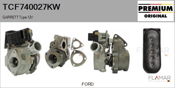 FLAMAR TCF740027KW - Turbocompresseur, suralimentation droxauto.com
