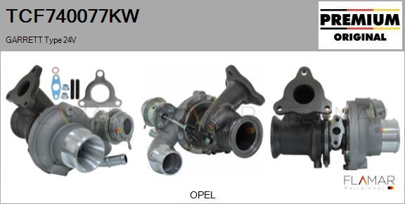 FLAMAR TCF740077KW - Turbocompresseur, suralimentation droxauto.com