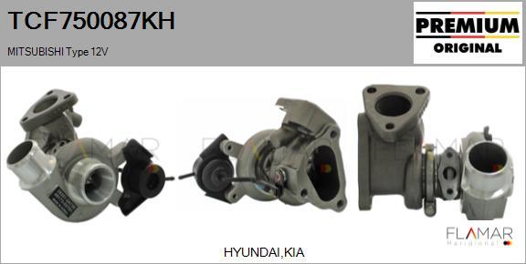 FLAMAR TCF750087KH - Turbocompresseur, suralimentation droxauto.com