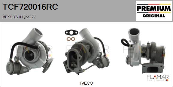 FLAMAR TCF720016RC - Turbocompresseur, suralimentation droxauto.com