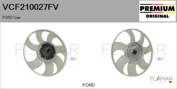 FLAMAR VCF210027FV - Embrayage, ventilateur de radiateur droxauto.com