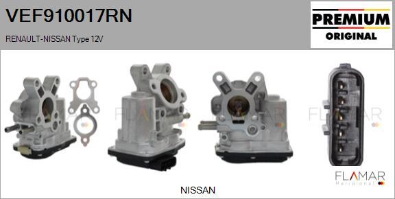FLAMAR VEF910017RN - Vanne EGR droxauto.com