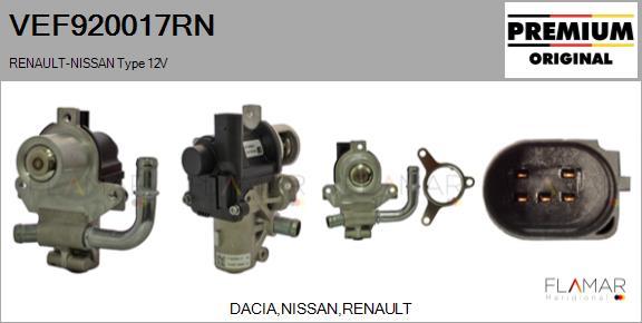 FLAMAR VEF920017RN - Vanne EGR droxauto.com