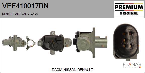 FLAMAR VEF410017RN - Vanne EGR droxauto.com