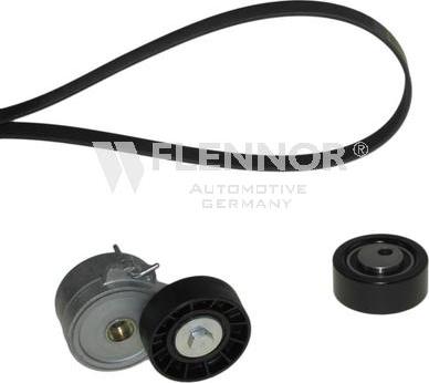 Flennor F946PK1735 - Jeu de courroies trapézoïdales à nervures droxauto.com