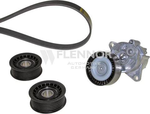 Flennor F906PK2285 - Jeu de courroies trapézoïdales à nervures droxauto.com